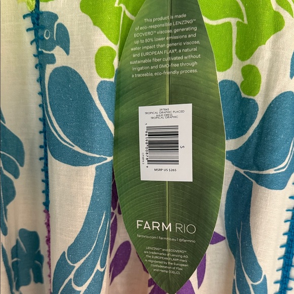 FARM Rio Multicolor Floral Maxi Dress - Picture 5 of 8